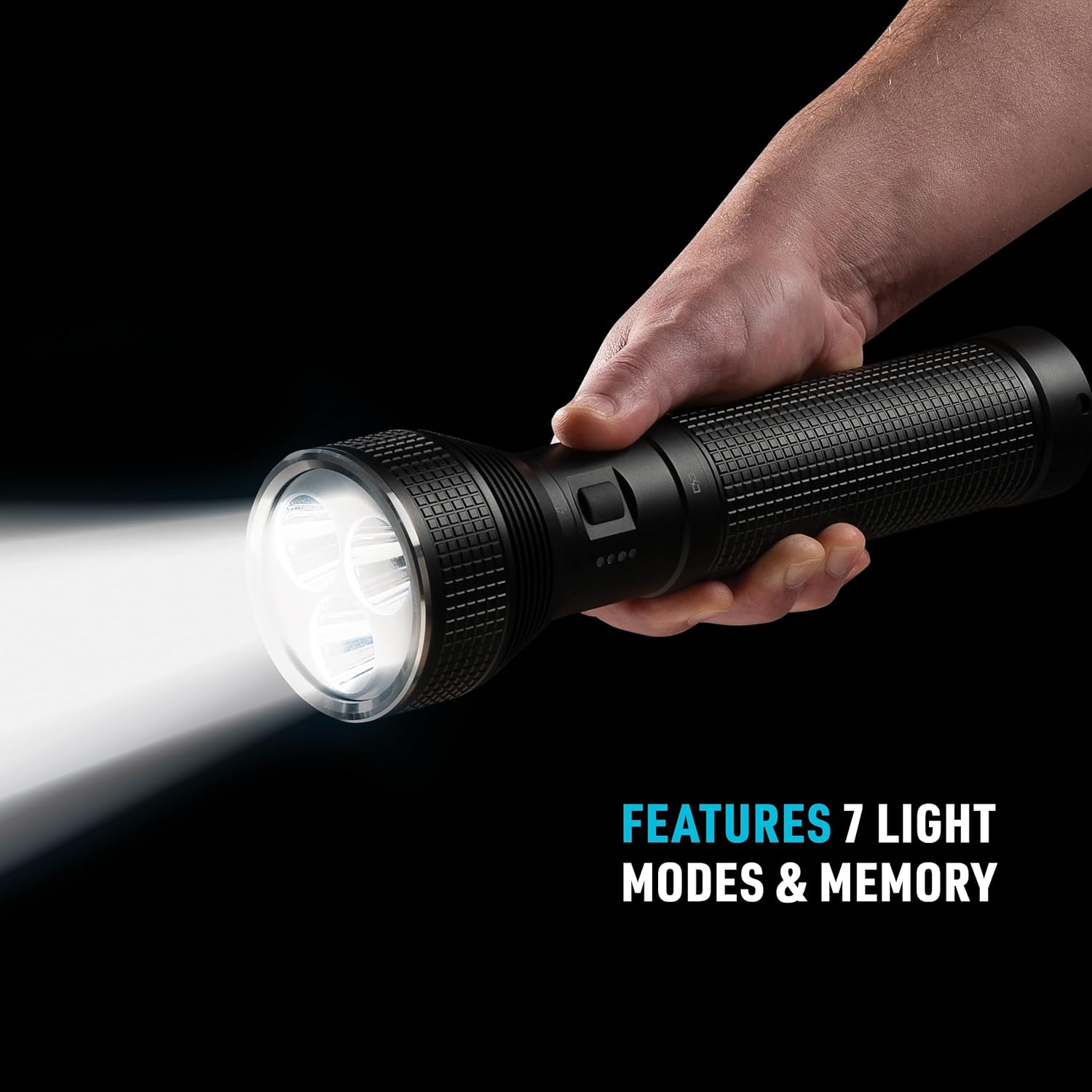 Nite Ize INOVA T11R Rechargeable Tactical Flashlight and Power Bank - Long Range 5800 Lumen Waterproof Flashlight