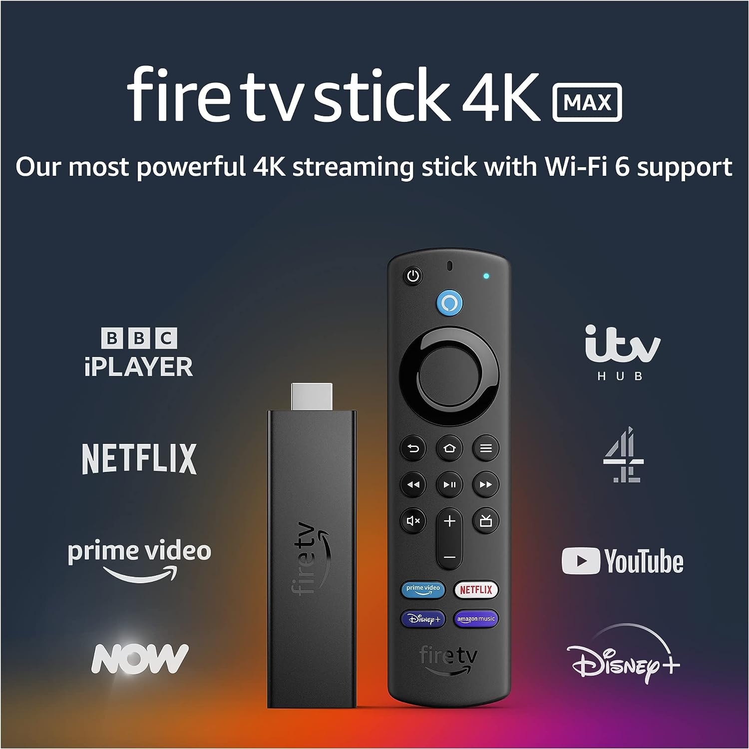 Amazon Fire TV Stick 4K Ultra HD With Alexa Voice Remote