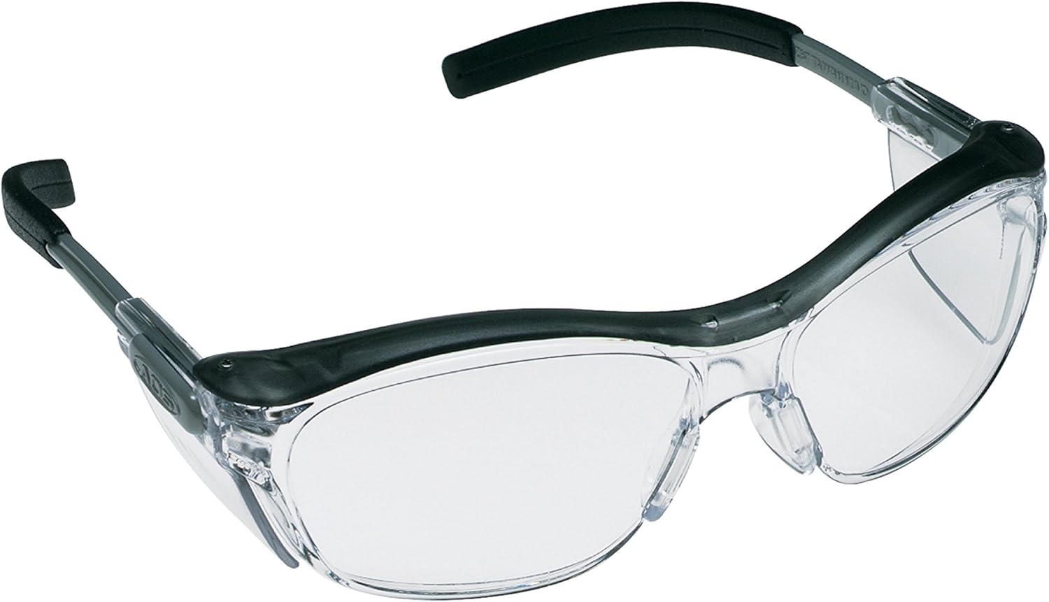 3M Nuvo Anti-Fog Safety Glasses, Translucent Gray Frame, Clear Lens