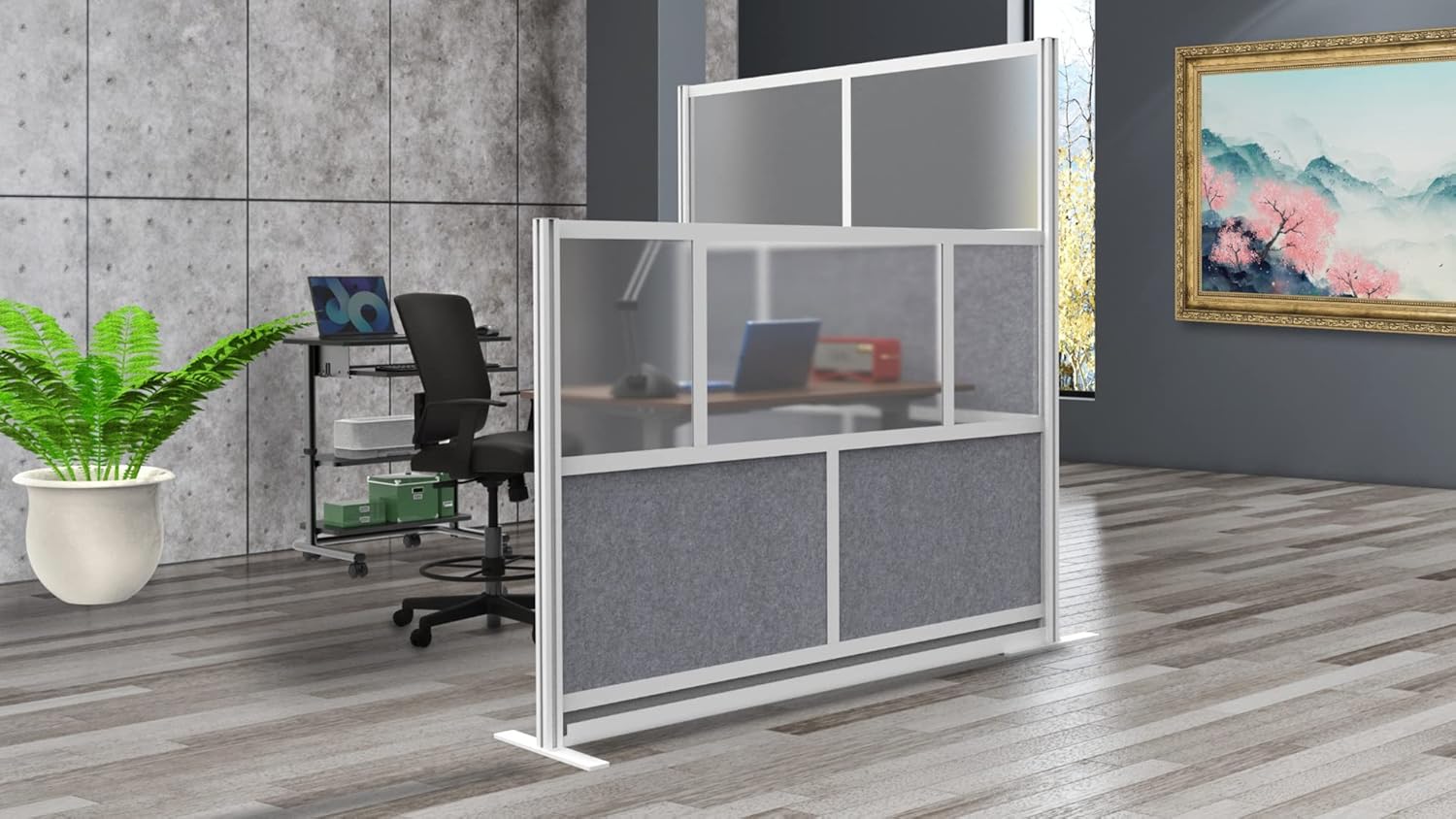 LUXOR Modular Room Divider Wall System Starter Wall