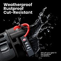 NANUK TSA Approved Lock – Durable, Secure Travel Case Lock with Cut-Resistant Steel Shackle & Rustproof Luggage Lock 900-TSA