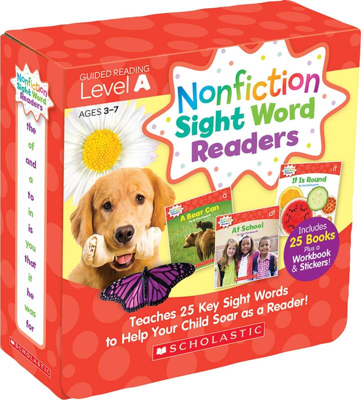 Scholastic Teacher Resources Nonfiction Sight Word Readers Parent Pack, Level A, Pre-K To 1st Grade