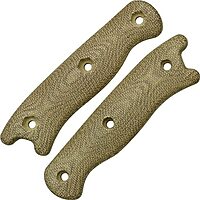 KA-BAR Short Becker Size Becker Handle Kit Green Canvas Micarta