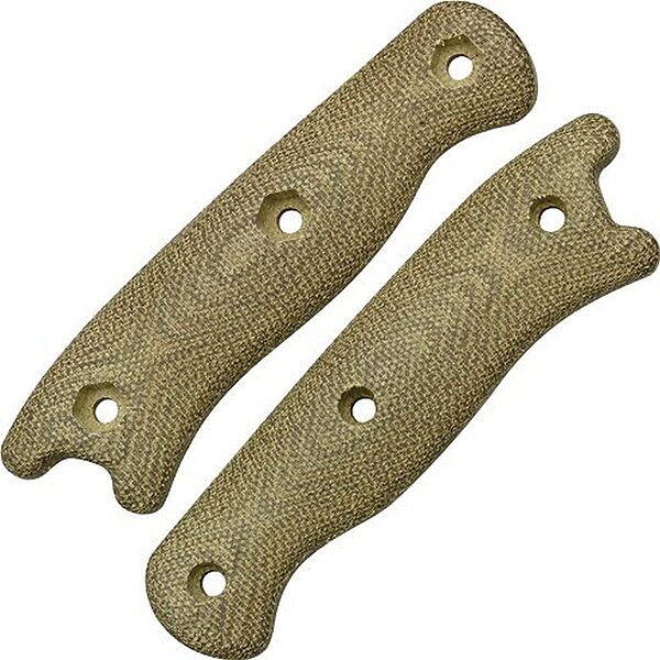 KA-BAR Short Becker Size Becker Handle Kit Green Canvas Micarta