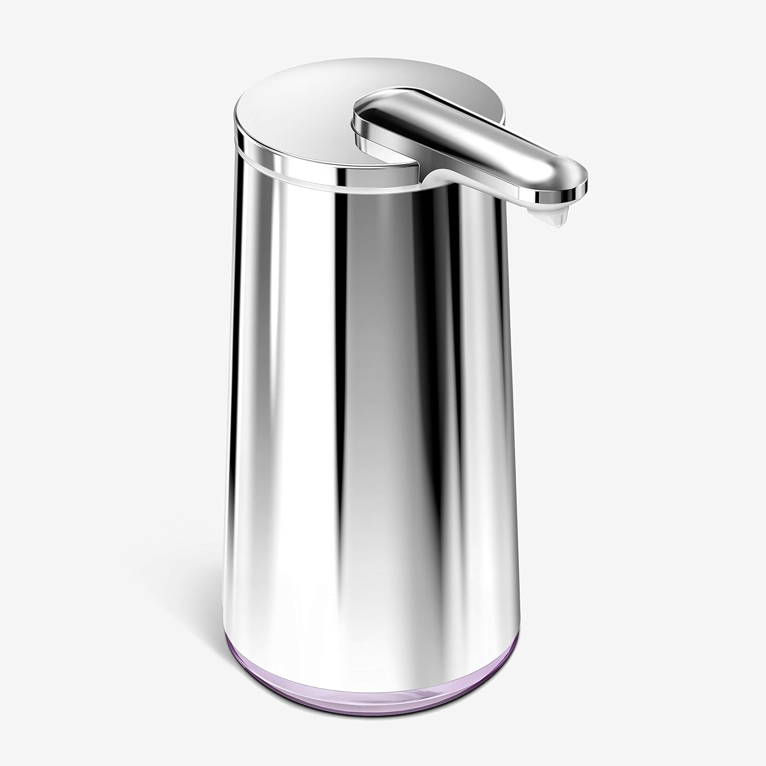 simplehuman Foam Sensor Pump Touchless Soap Dispenser, Rechargeable, Refillable Cartridge Included