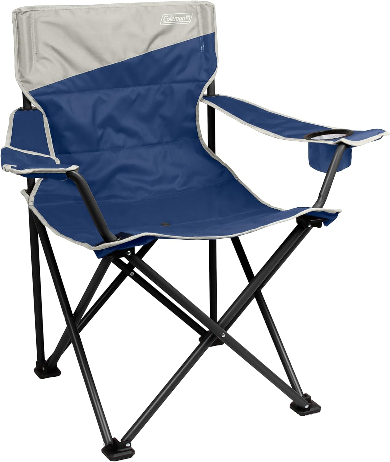 COLEMAN Big-N-Tall Camping Chair with Cup Holder & Side Pocket, Water-Resistant XL