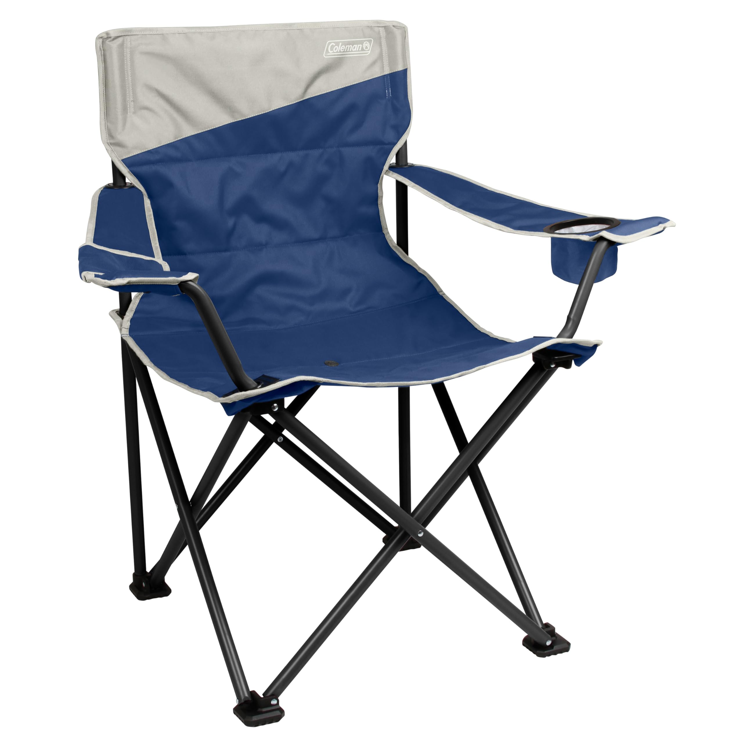 COLEMAN Big-N-Tall Camping Chair with Cup Holder & Side Pocket, Water-Resistant XL