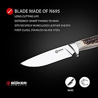 BOKER Arbolito Hunter Fixed-Blade Hunting Knife