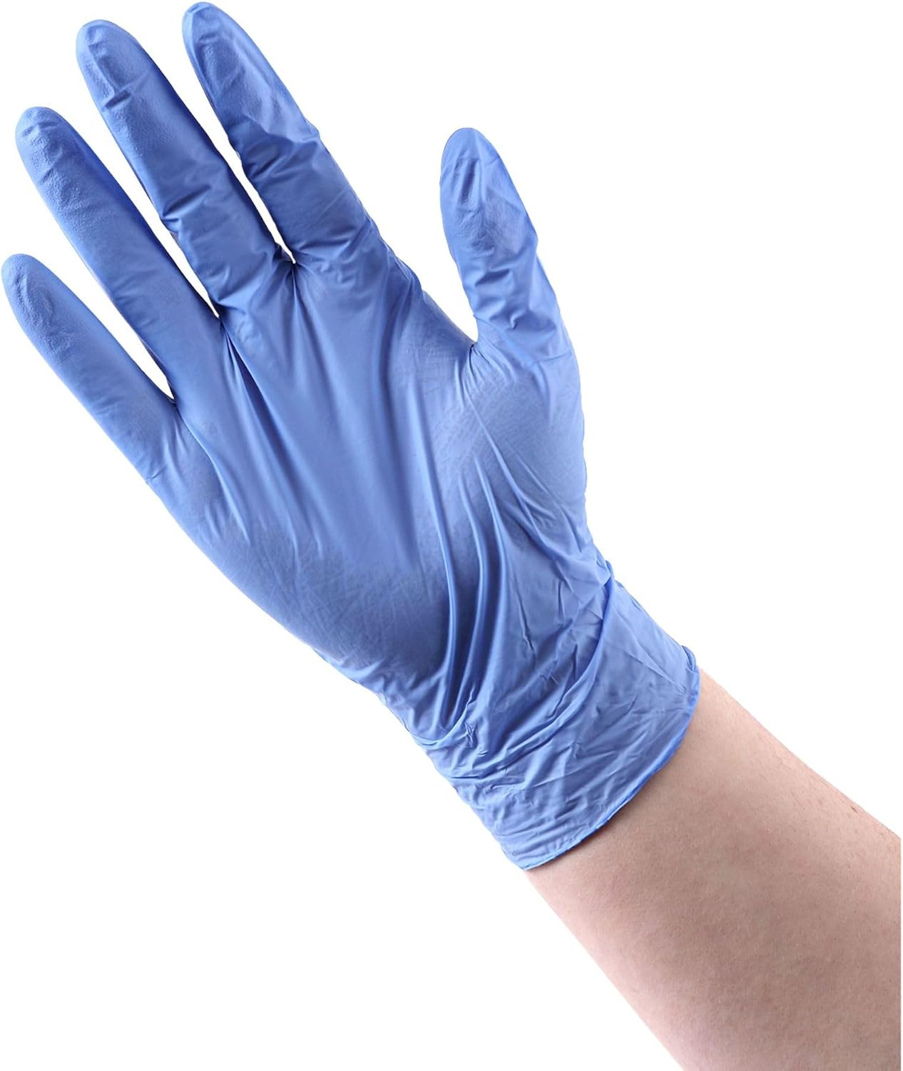 Boardwalk Disposable General-Purpose Powder-Free Nitrile Gloves, X-Large, Blue, 4mil, Box Of 100 Gloves