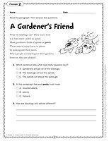 Comprehension Skills: 40 Short Passages for Close Reading: Grade 2