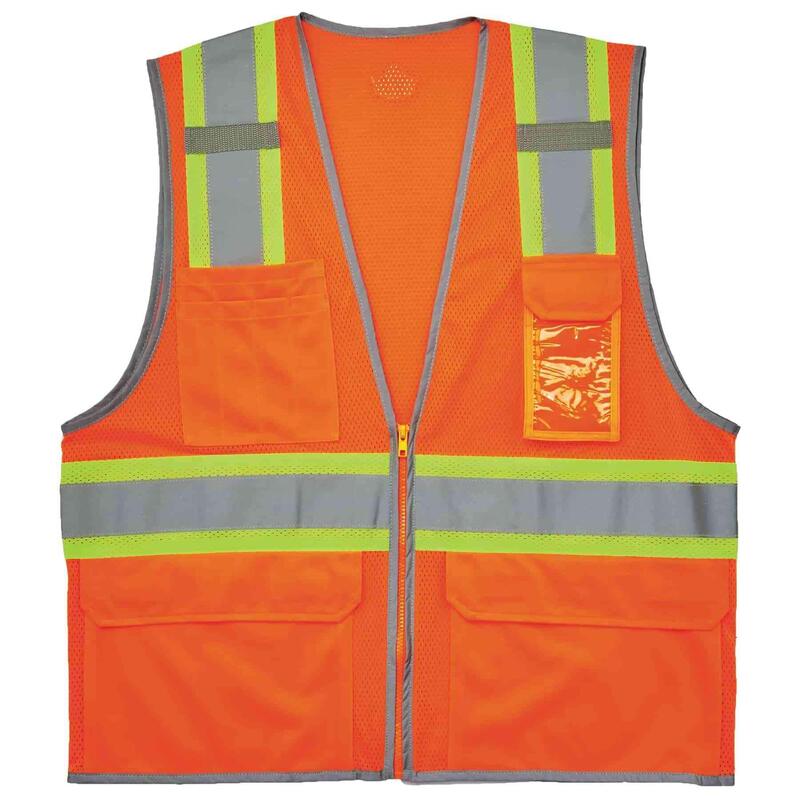 Ergodyne GloWear 8246Z Two-Tone Mesh High-Visibility Safety Vest