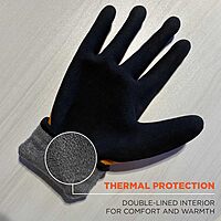 ERGODYNE ProFlex 7551 Coated Waterproof Winter Work Gloves - Cut-Resistant