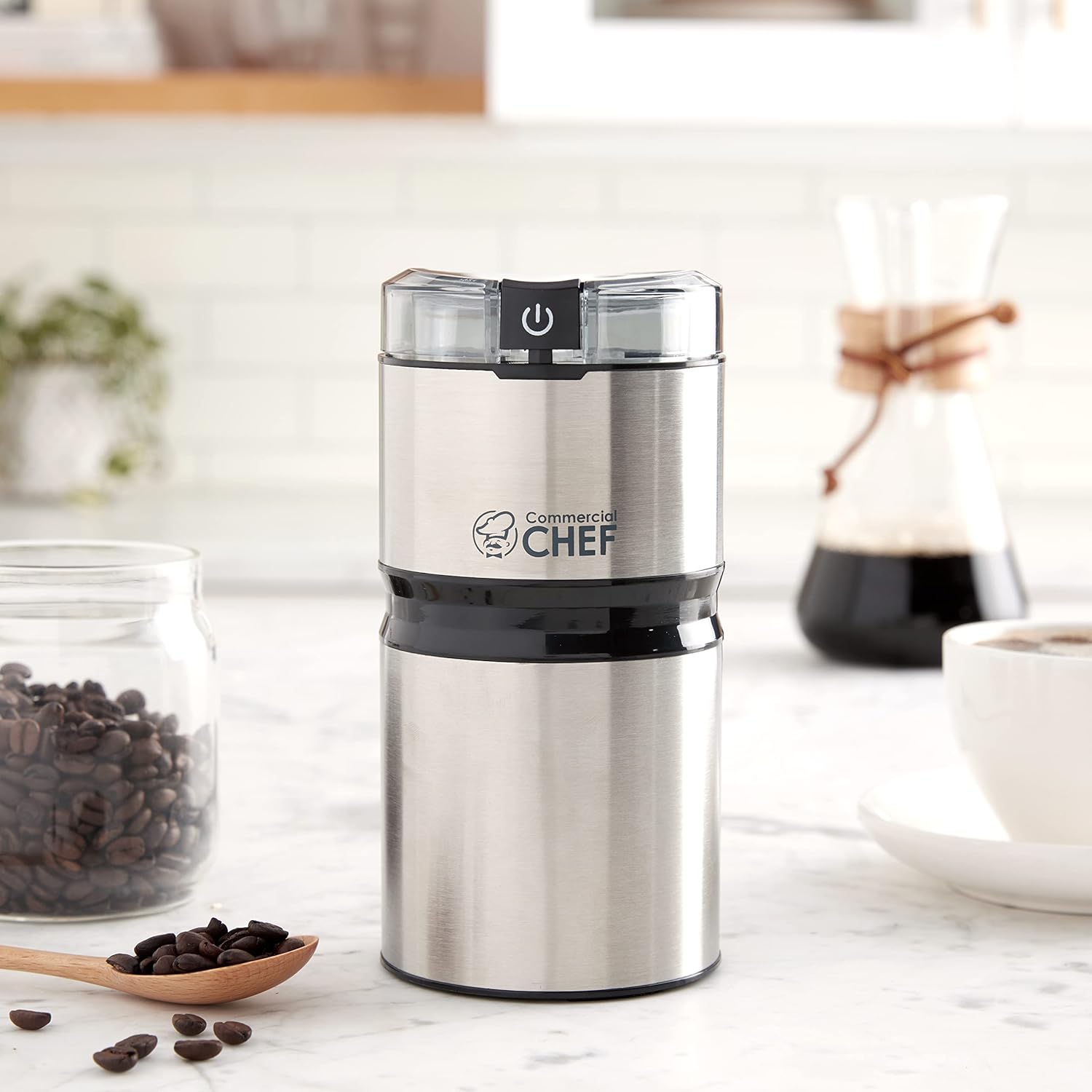 Electric Coffee Grinder Spice Grinder - Stainless Steel Blades Grinder for Coffee Bean Seed Nut Spice Herb Pepper