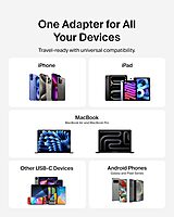 Belkin USB C Splitter - Dual Port Hub - 1 x USB-C 3.2 Gen2 Port & 1 x 100W PD Port