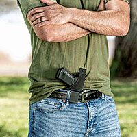 Galco Waistband IWB Belt Holster Compatible with Glock 19/19X/23/31/45 withwo Red Dot - Premium Center-Cut Steerhide