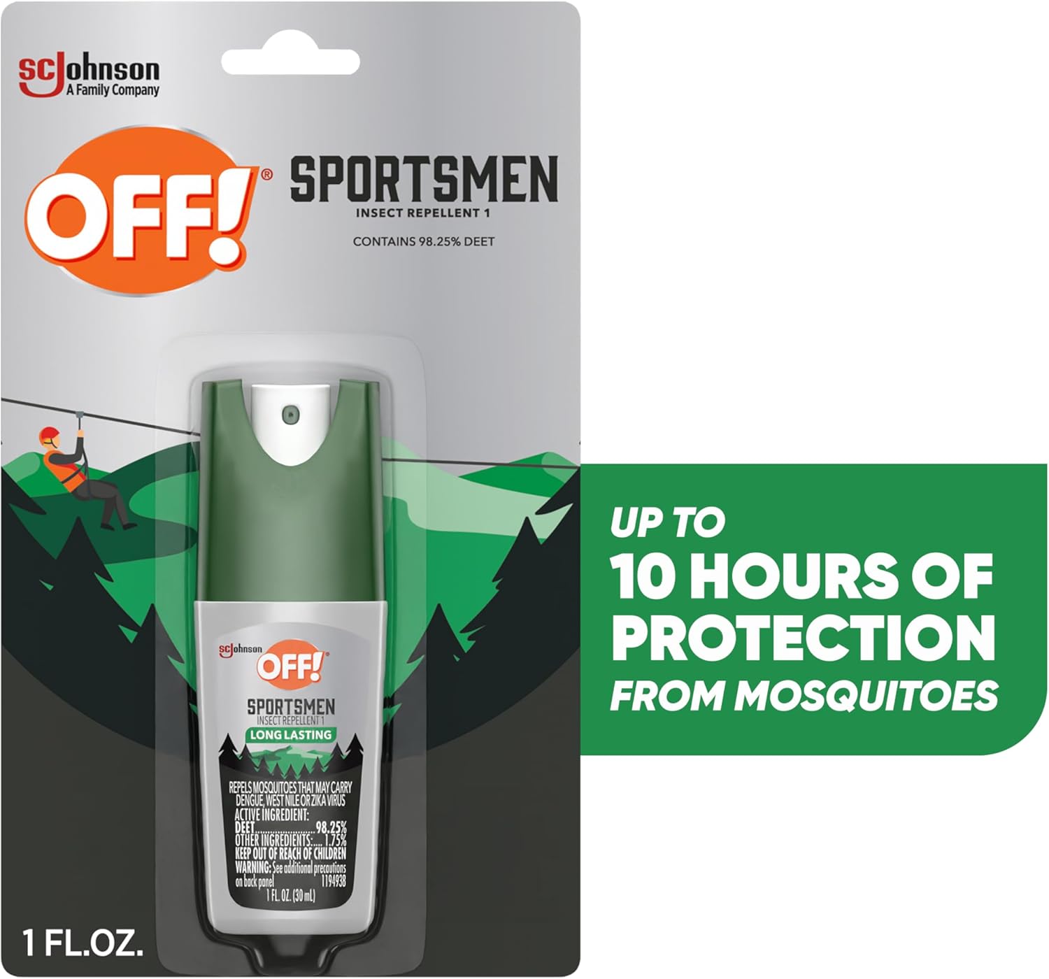 OFF! Deep Woods Sportsmen Insect Repellent, 1 Oz, Pack Of 12 Bottles