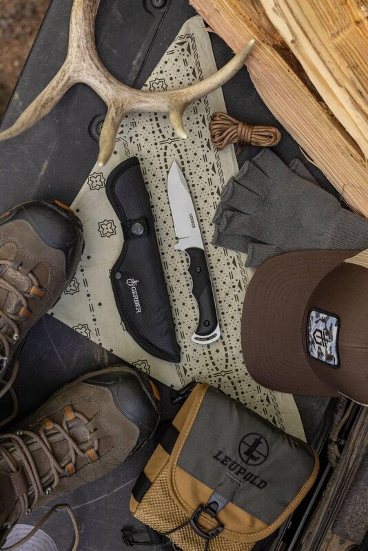 Gerber Gear Freeman Guide Fixed Blade Knife, Fine Edge, Drop Point [31-000588],Black Fixed Blade- Fine Edge- Drop Point