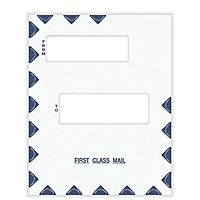 COMPLYRIGHT First Class Double-Window Tax Mailer Envelopes