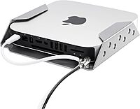 Compulocks MAC Mini Security Mount with Keyed Cable Lock - Silver