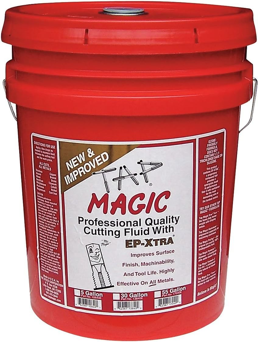 Tap Magic 10640E Fluid with Ep-Xtra, 5 gallon, Yellow (Pack of 5)