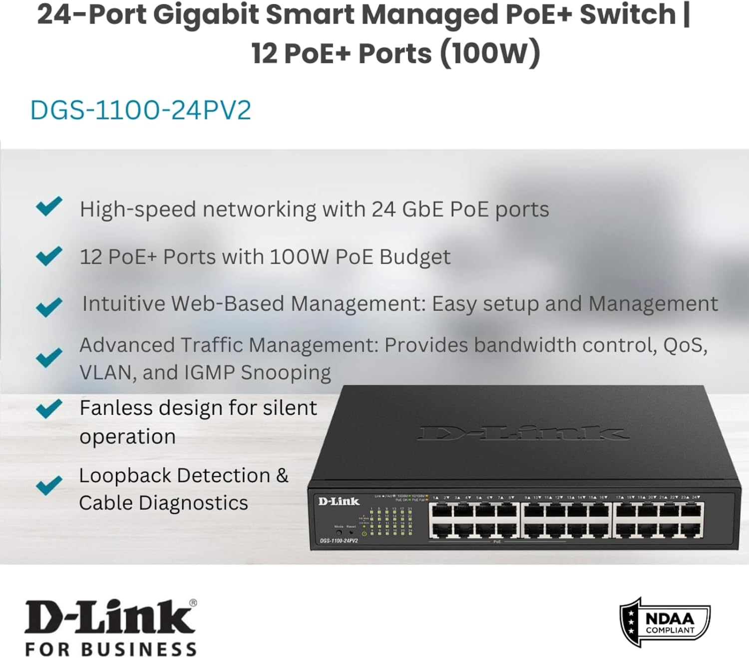 D-Link DGS-1100 Series Smart Managed Gigabit Switches