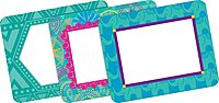 Barker Creek Name Badges & Self-Adhesive Labels, Bohemian, Multi-Design, Multi-Purpose Name Tags, Gift Tags, and More! 3.5" x 2.75", 45 per Pkg, Home, School and Office Supplies (1538)