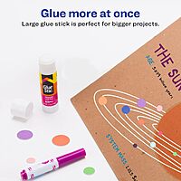 Avery Glue Stic - Washable, Non-Toxic Glue Sticks for Classroom, Crafting, and Office Use, 1.27 oz., Pack of 6