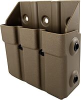 ZERO9 HOLSTERS Model 4007 Triple Magazine Case, Duty Style for Glock 9mm/.40 Double-Stack Magazines