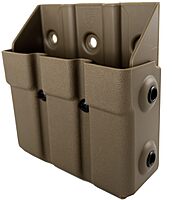 ZERO9 HOLSTERS Model 4007 Triple Magazine Case, Duty Style for Glock 9mm/.40 Double-Stack Magazines