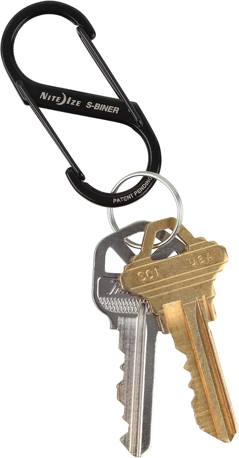 NITE IZE S-Biner Dual Carabiner, Stainless-Steel