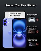 Belkin ScreenForce UltraGlass 2 Treated Screen Protector for iPhone 16 Plus, 15