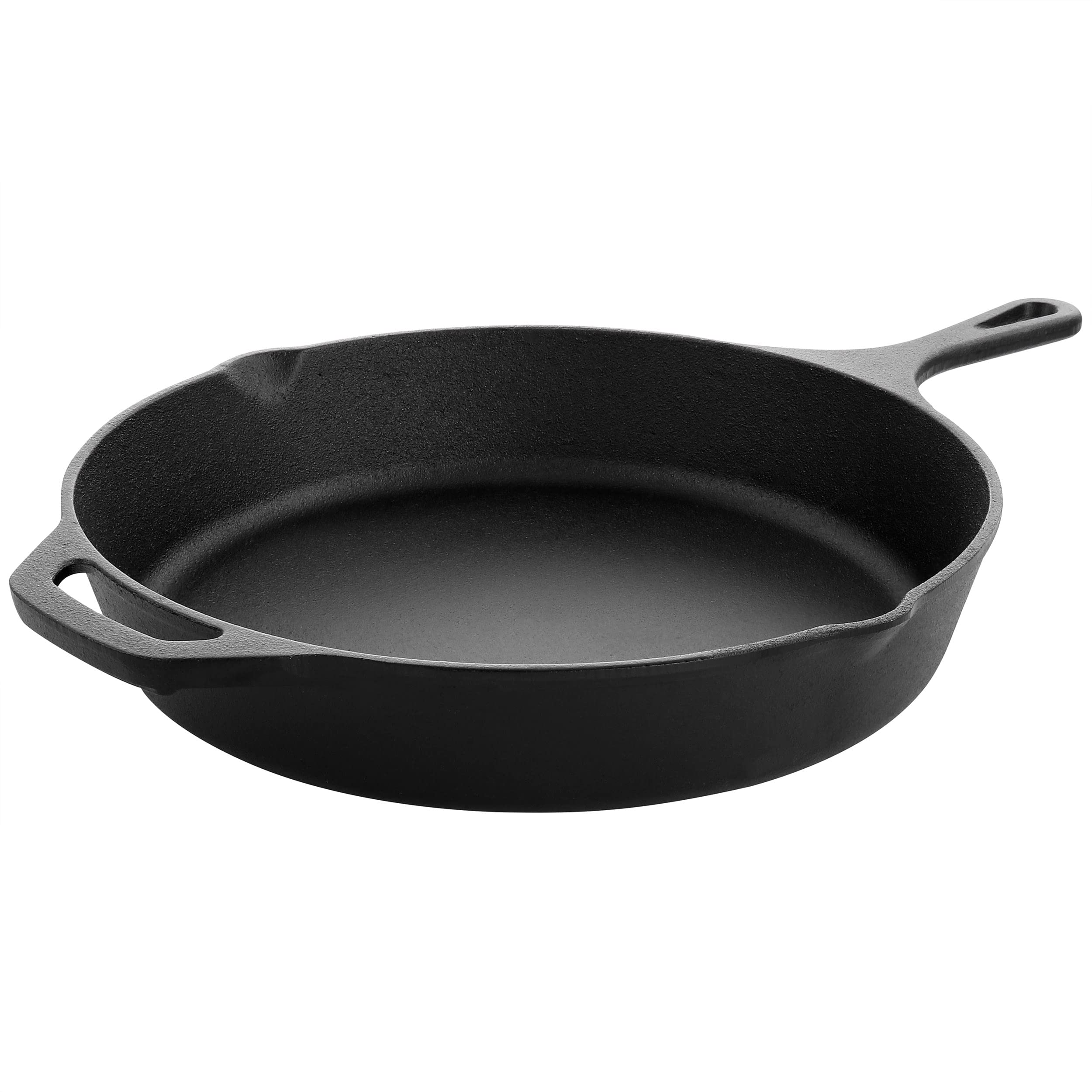 MegaChef Pre-Seasoned Round Cast Iron Frying Pan