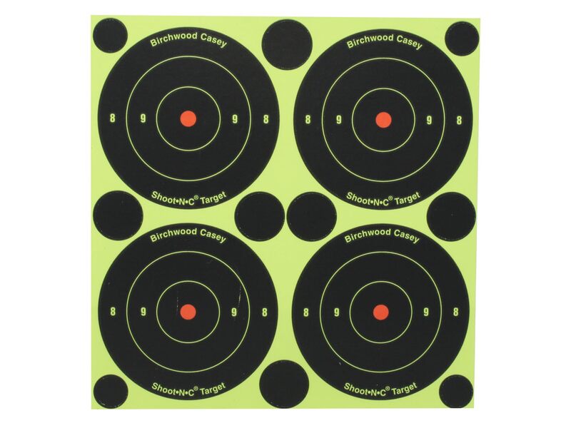 BIRCHWOOD CASEY Shoot-N-C 3 Inch Bull's-Eye Self-Adhesive Targets