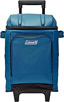 Coleman 42-Can Soft Rolling Cooler with Wheels, Leak-Proof Portable Insulated Chiller with 12+ Hour Ice Retention