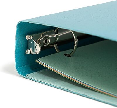 U BRANDS U-Eco 1" Poly Binder + 5 Tab Divider Set, Letter Size, Two Pockets