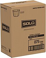 Solo 075-2050 0.75 oz Treated Paper Portion Cup (Case of 5000)