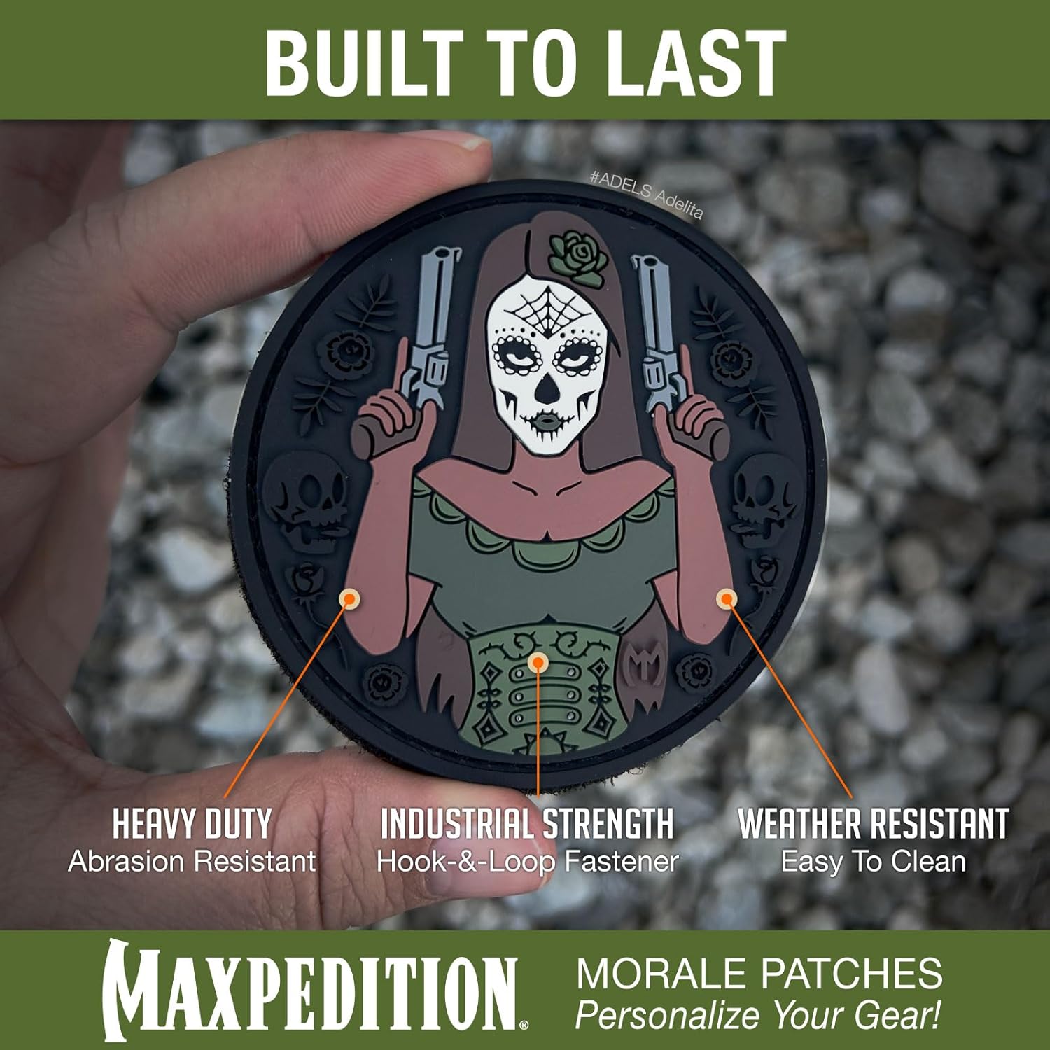 MAXPEDITION Adelita Morale Patch (PVC, Hook-Back, Tactical)