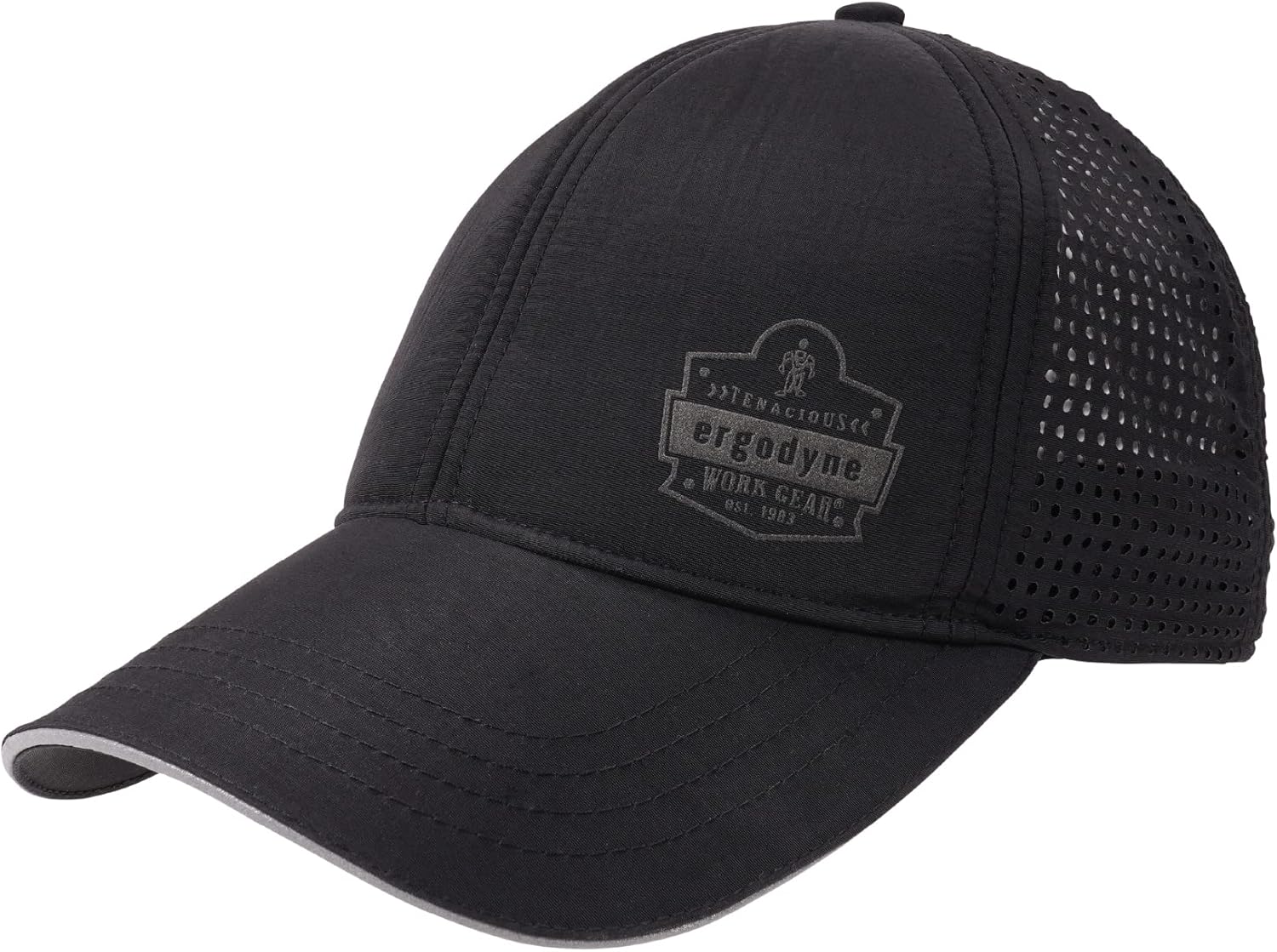 Ergodyne Standard Performance Cooling Baseball Hat, Black
