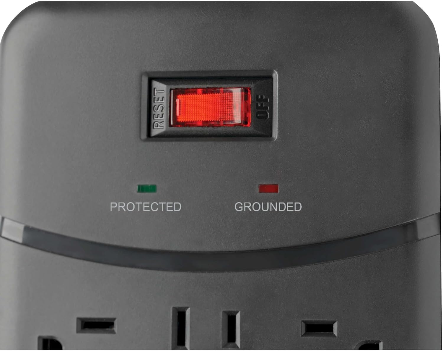 TRIPP LITE 12-Outlet Surge Protector Power Strip with Tel/Modem Protection, 8 ft Right-Angle Cord