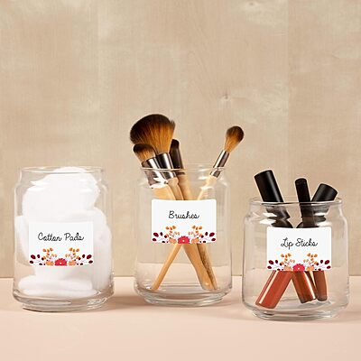 AVERY Durable Removable Rectangle Labels, Sure Feed Technology, 2" x 3", Matte White Film