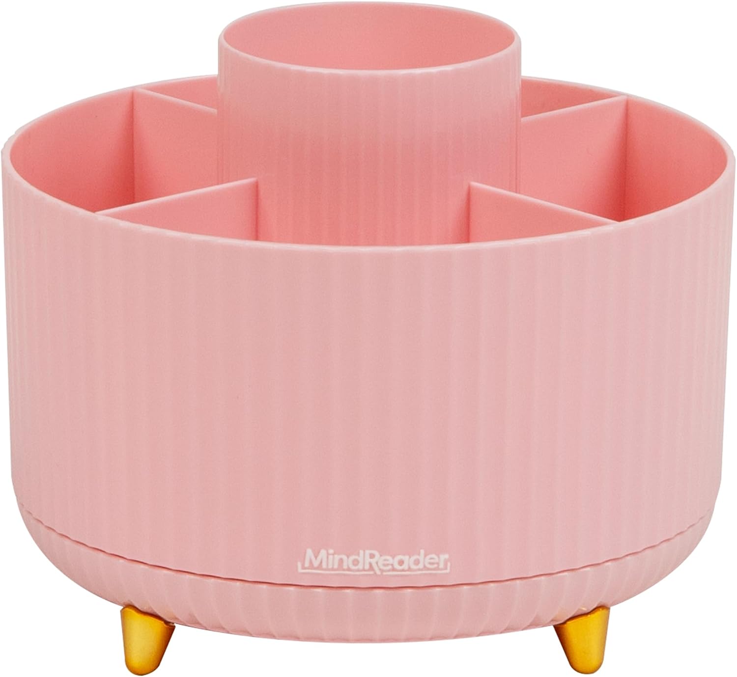 Mind Reader Rotating Pen Cup Accessory Holder Desktop Organizer