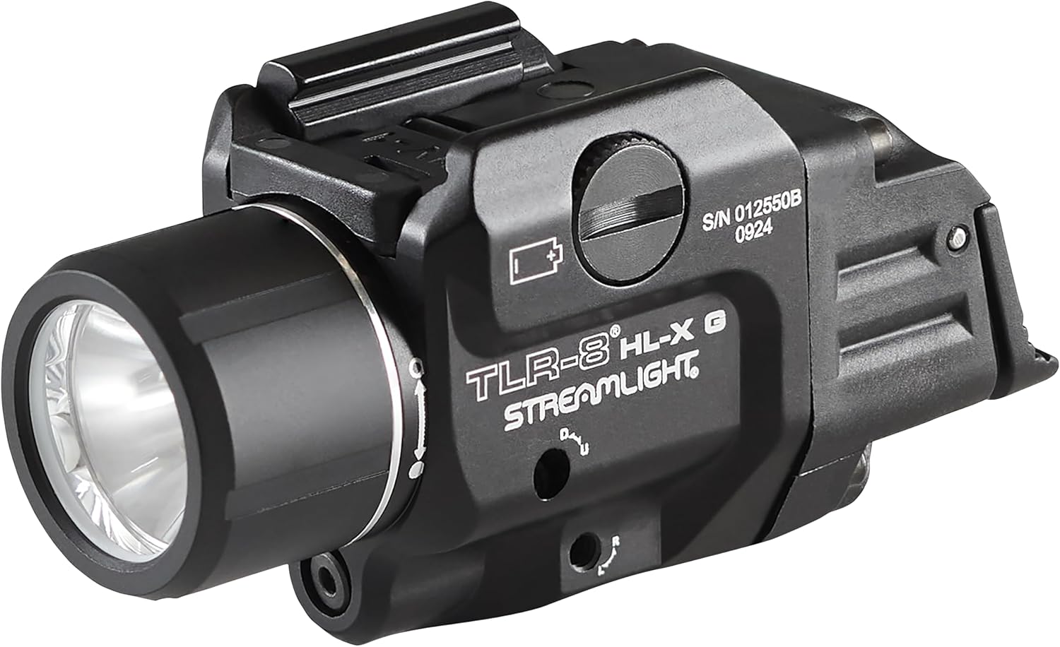 Streamlight 69475 TLR-8 HL-X G USB 1000-Lumen Weapon Rail-Mounted Rechargeable Tactical Flashlight with Integrated Green