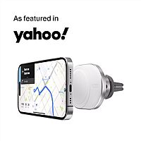 Belkin MagSafe-Compatible Wireless Car Charger with 15W Fast Charging, Powerful Magnetic Vent Holder for iPhone 16, 15, 14