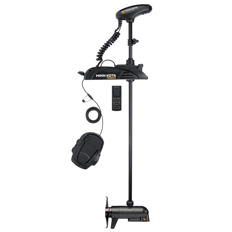 Minn Kota Terrova Bow-Mount Electric Trolling Motor with GPS, Spot-Lock, MEGA Down Imaging, 80 Lb. Thrust, 60 in. Shaft