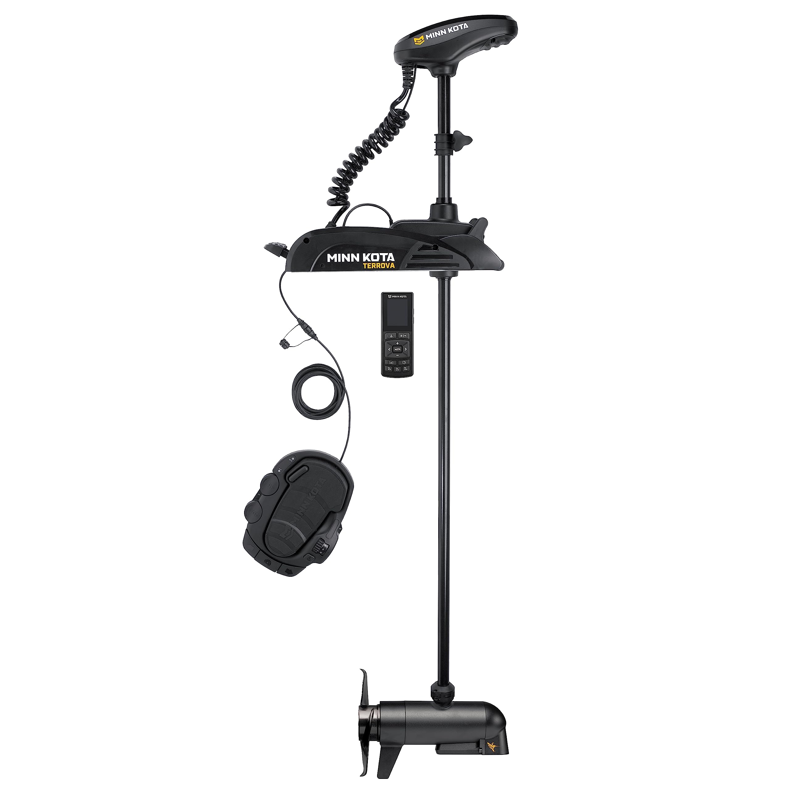 Minn Kota Terrova Bow-Mount Electric Trolling Motor with GPS, Spot-Lock, MEGA Down Imaging, 80 Lb. Thrust, 45 in. Shaft