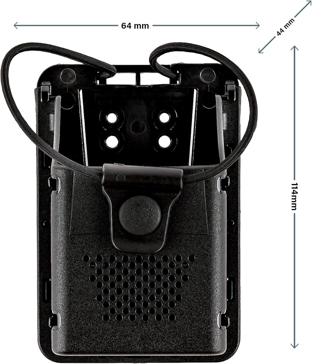Hero's Pride Edge Radio Holder - Chicago PD Two Way Radio Holster for Duty Belt Up to 2.5" Wide