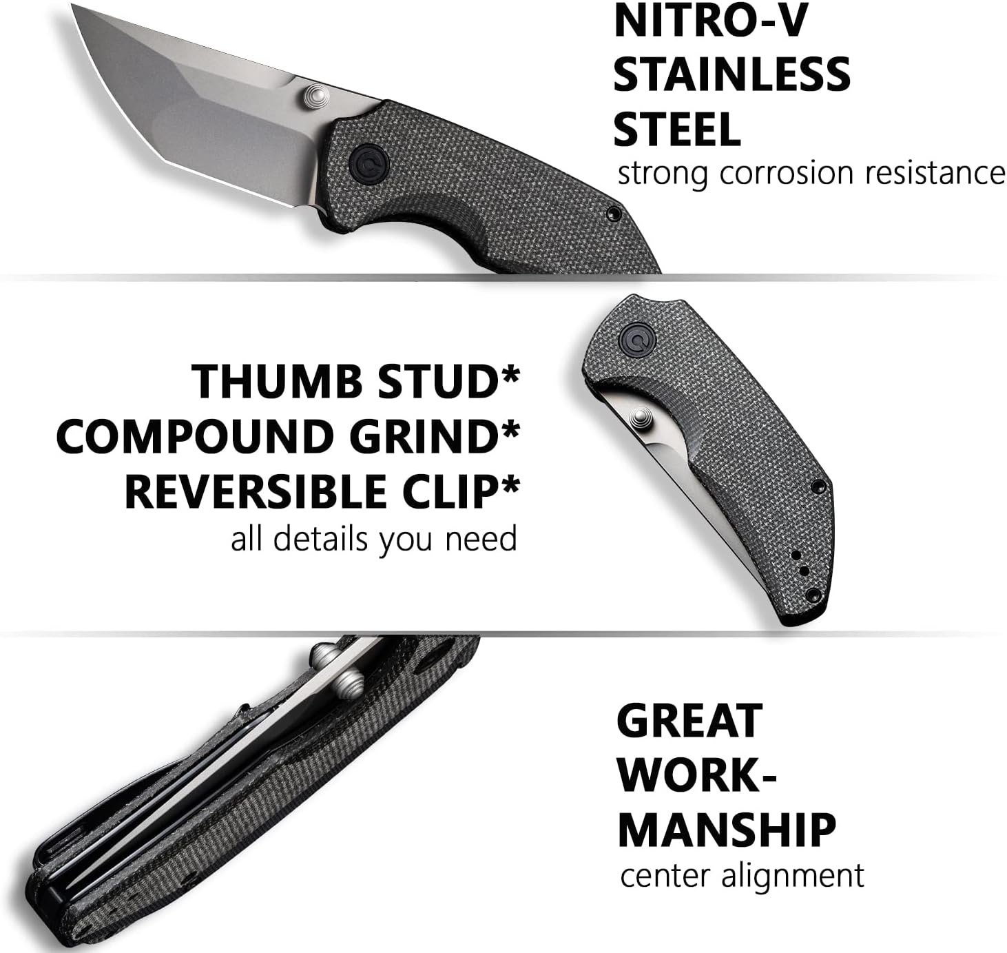 CIVIVI Thug 2 Pocket Knife C20028C