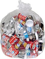 Trash Bags - Trash Can Liners Linear Low-Density Can Liners 0.7-Mil - 17" x 11.25" x 3.5" - Size 24" x 3