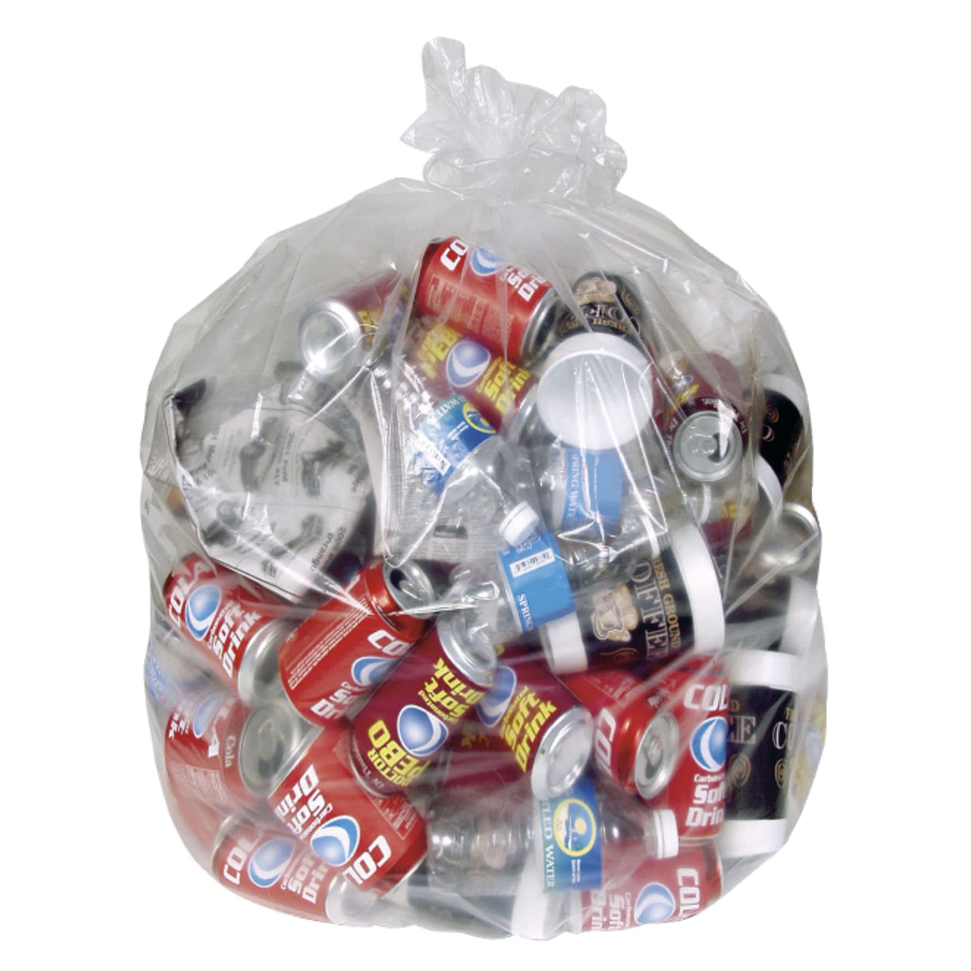 Trash Bags - Trash Can Liners Linear Low-Density Can Liners 0.7-Mil - 17" x 11.25" x 3.5" - Size 24" x 3