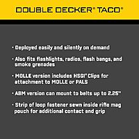HIGH SPEED GEAR Double Decker TACO Pouch Double Stack Magazine Holster